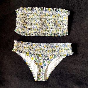Tory Burch floral bikini set